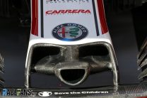 Alfa Romeo C39 nose, Circuit de Catalunya, 2020