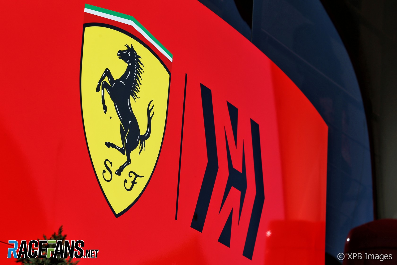 Ferrari logo, Circuit de Catalunya, 2020