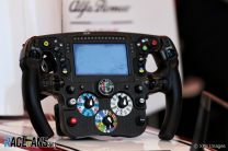 Alfa Romeo C39 steering wheel, Circuit de Catalunya, 2020