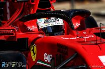 Vettel lowers Ferrari’s best test time by over a second after spin
