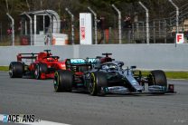 Valtteri Bottas, Mercedes, Charles Leclerc, Ferrari, Circuit de Catalunya, 2020
