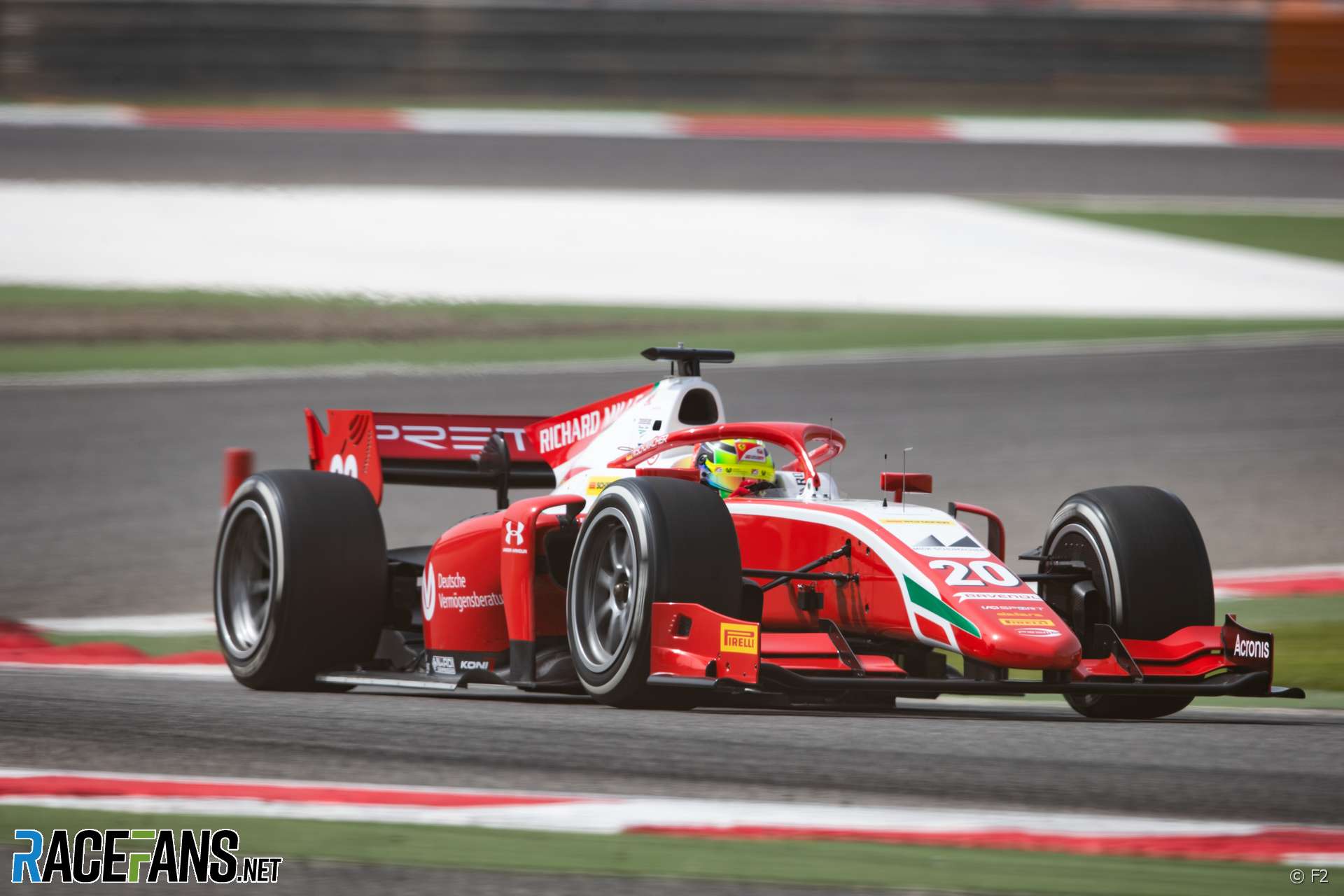 Mick Schumacher, Prema, Bahrain International Circuit, 2020
