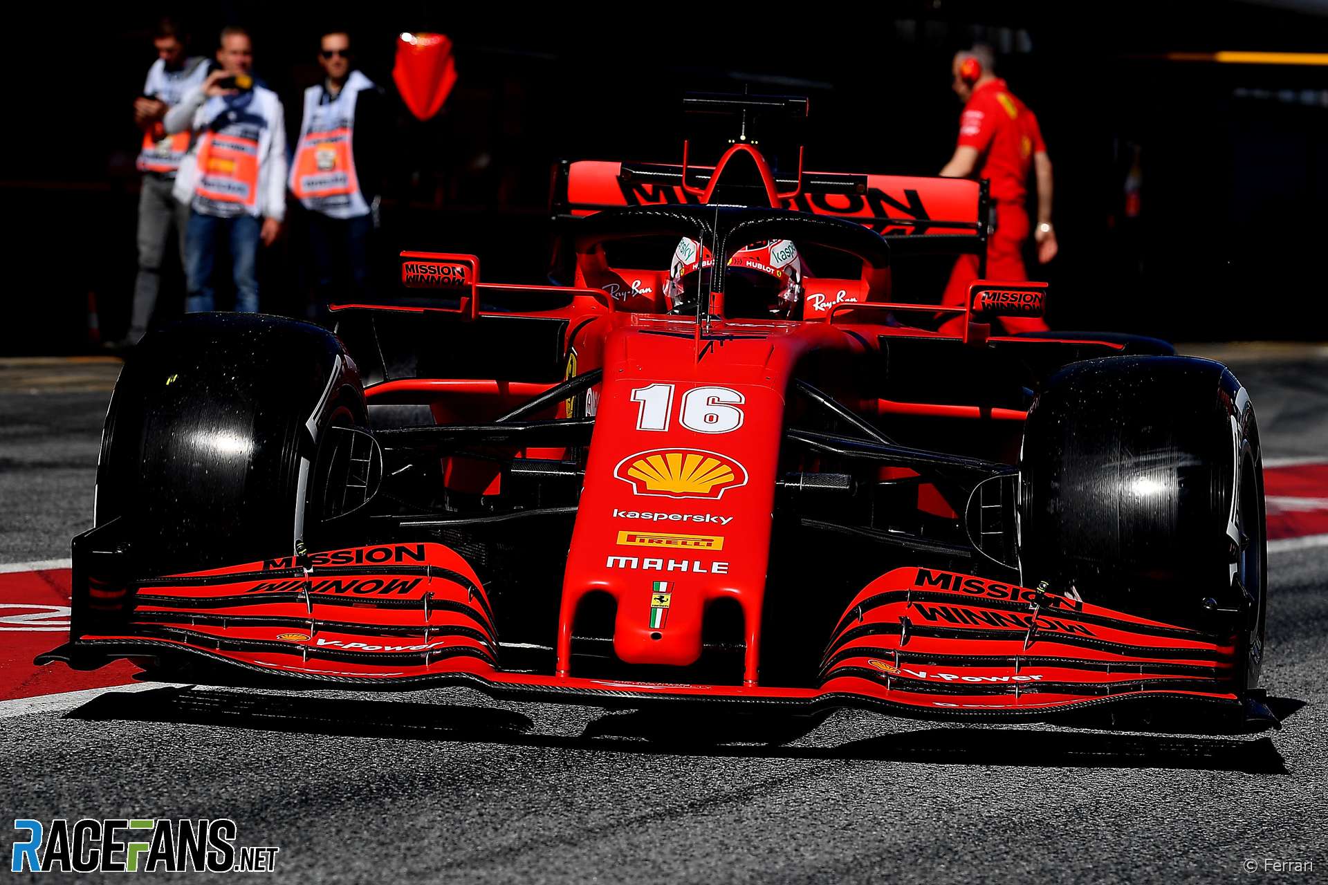 Charles Leclerc, Ferrari, Circuit de Catalunya, 2020
