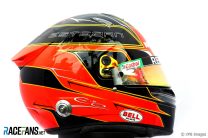 Esteban Ocon 2020 helmet