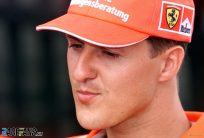 Michael Schumacher am Freitag im Fahrerlager zum Formel  1 Grand Prix von Malaysia