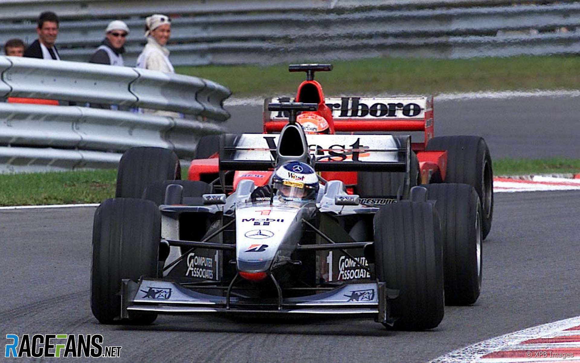 Mika Hakkinen, Michael Schumacher, Spa-Francorchamps, 2000