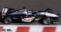 McLarens Mika Hakkinen heute beim Freien Training zum Formel 1 Grand Prix in Spa