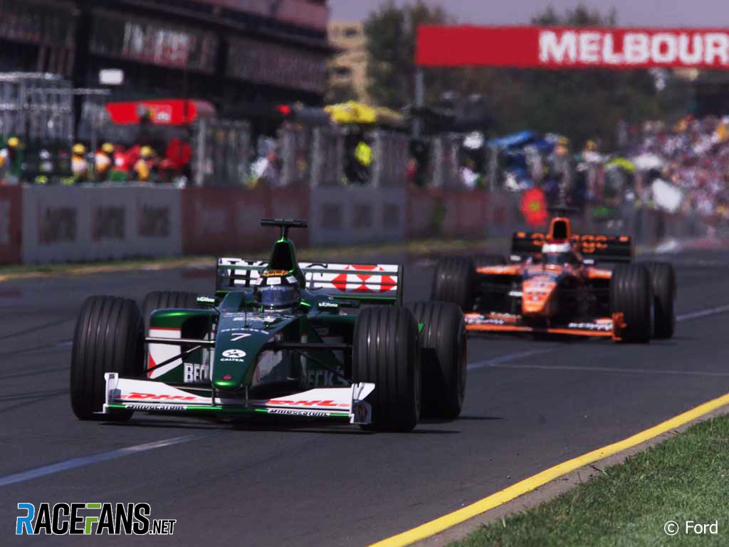 Eddie Irvine, Jaguar, Melbourne, 2000
