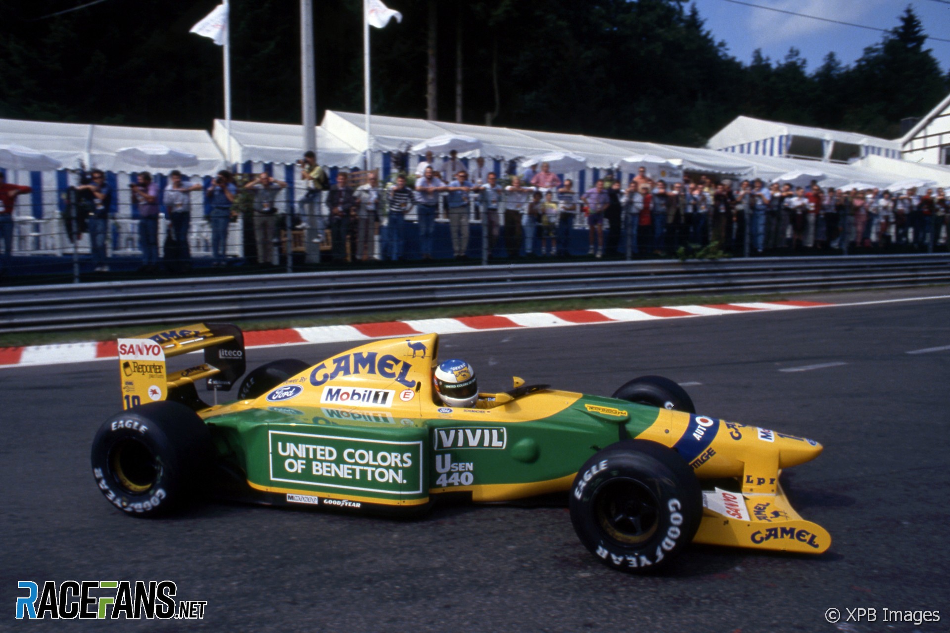 Michael Schumacher, Benetton, Spa-Francorchamps, 1992