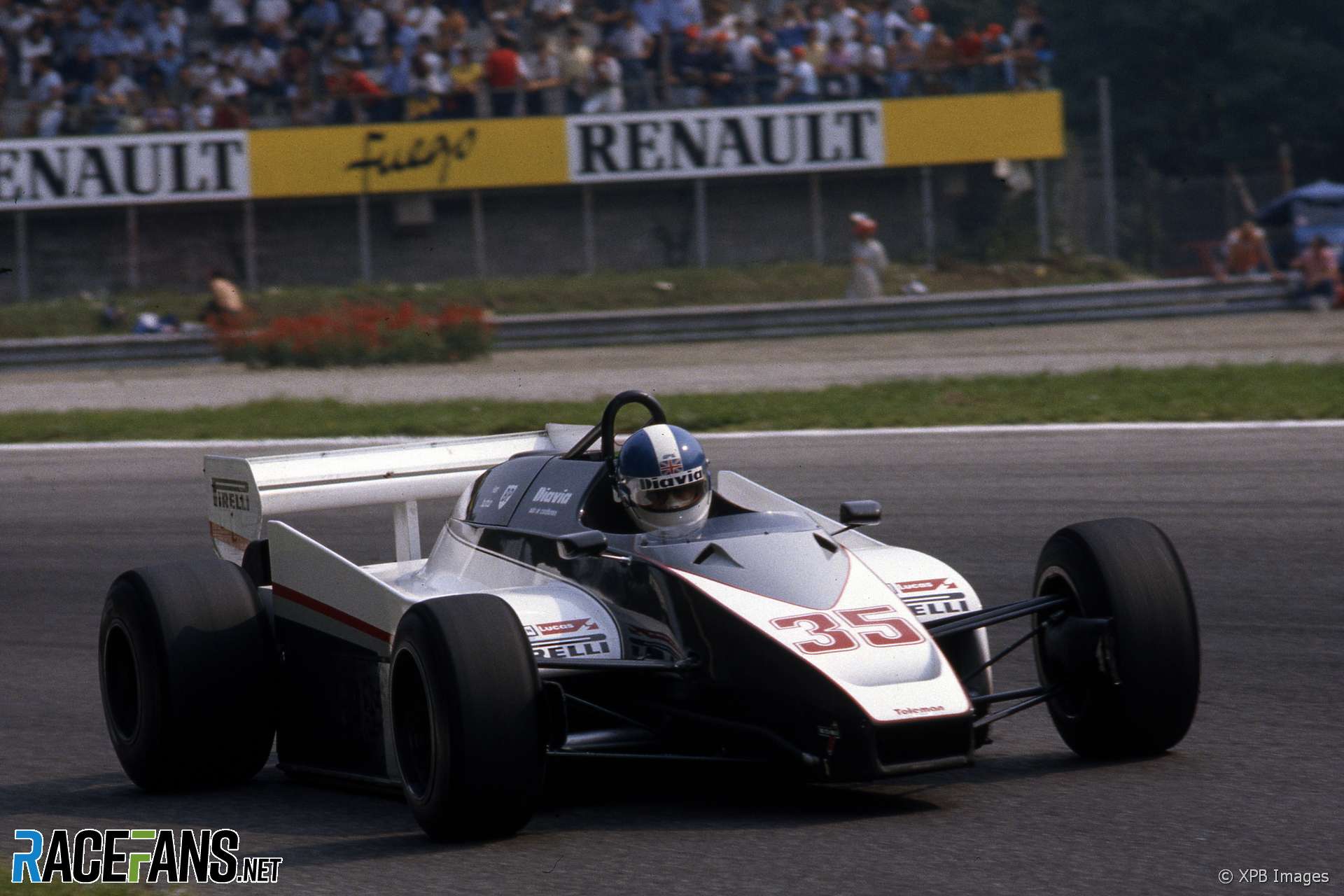Derek Warwick, Toleman, Monza, 1983