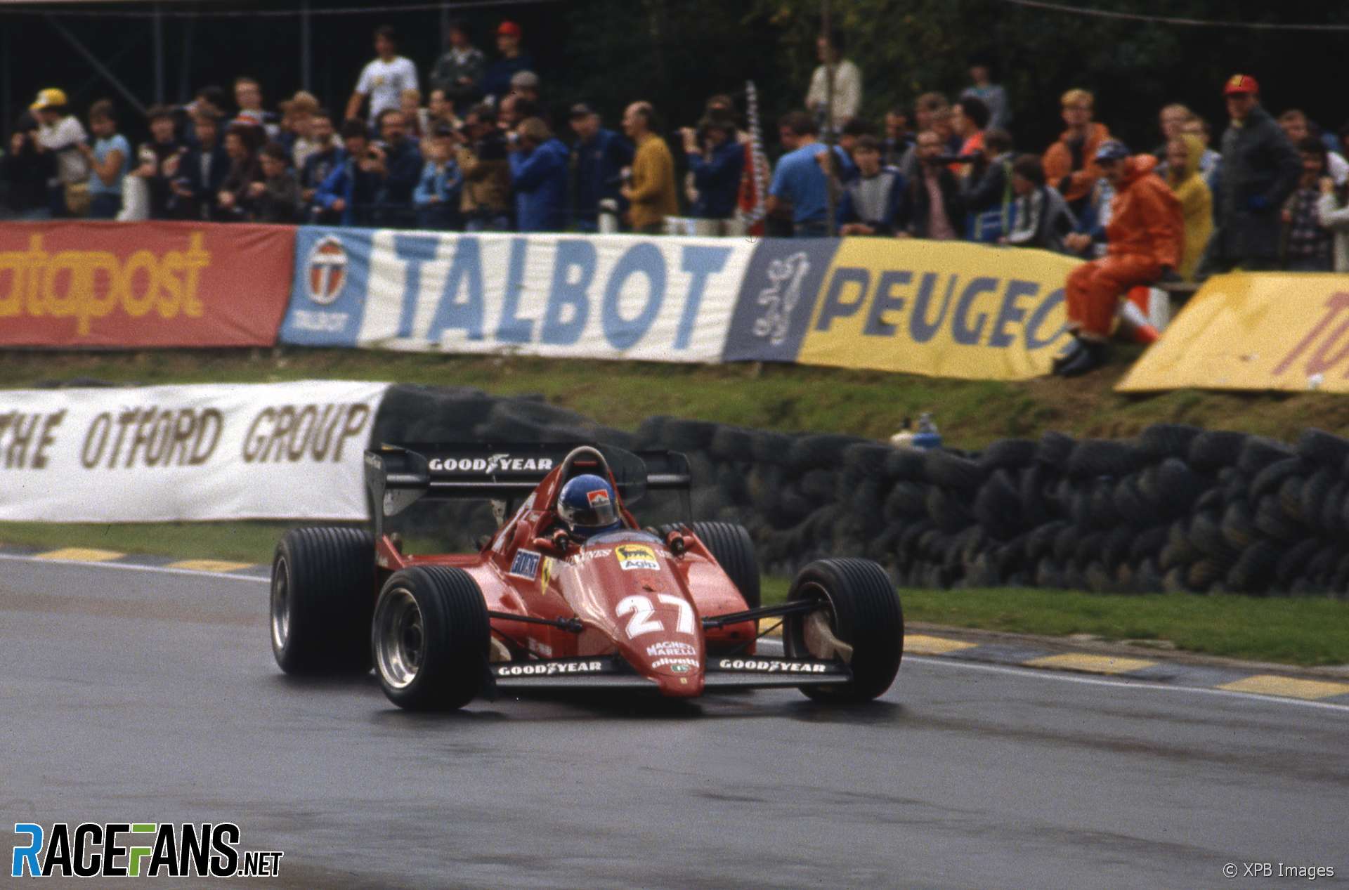 Patrick Tambay, Ferrari, Brands Hatch, 1983