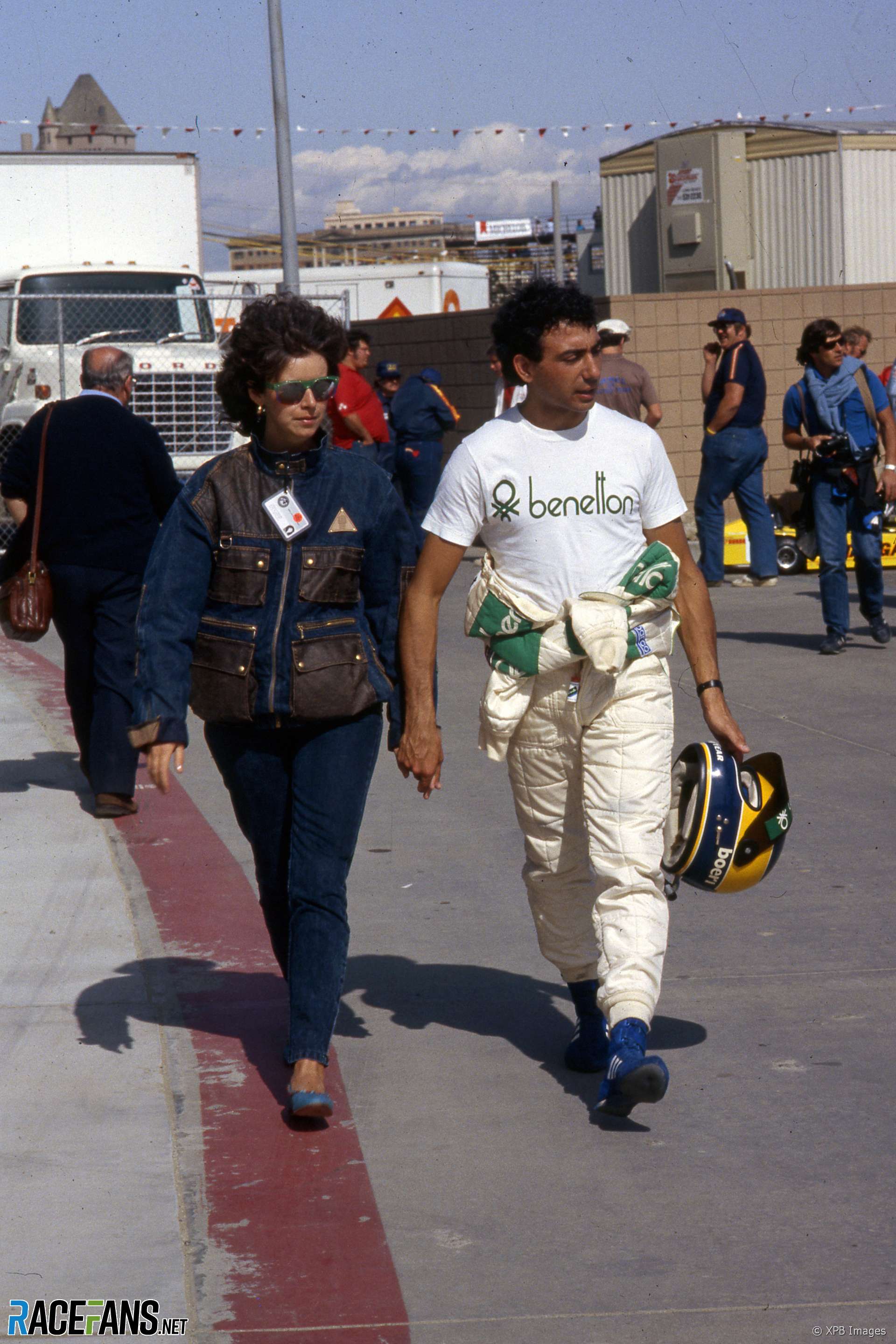 Nadia Alboreto, Michele Alboreto, Long Beach, 1983