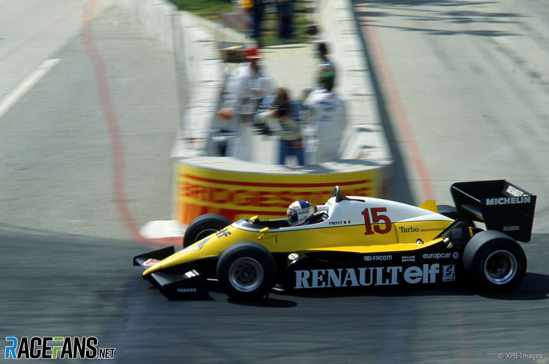 Alain Prost, Renault, Long Beach, 1983