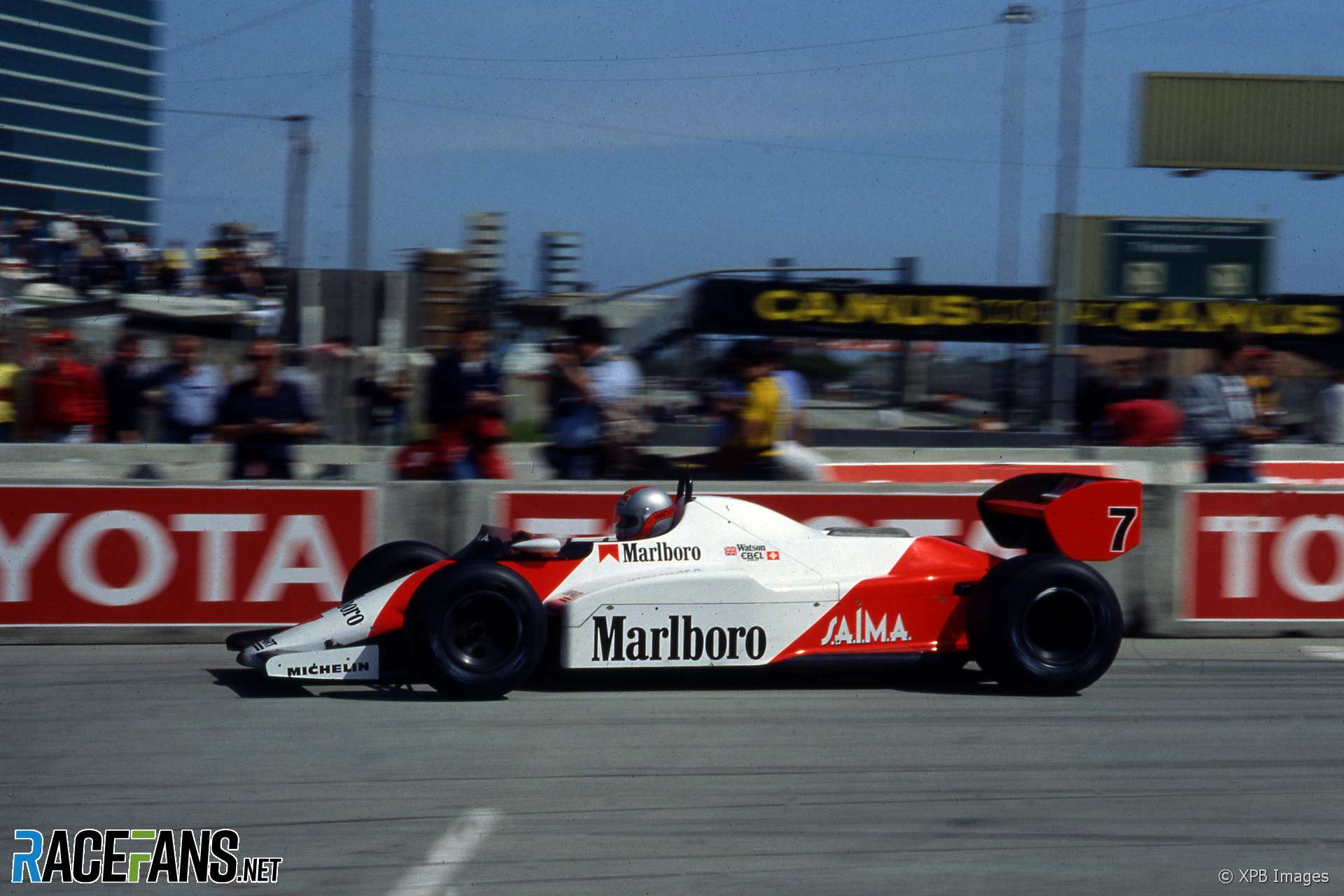 John Watson, McLaren, Long Beach, 1983