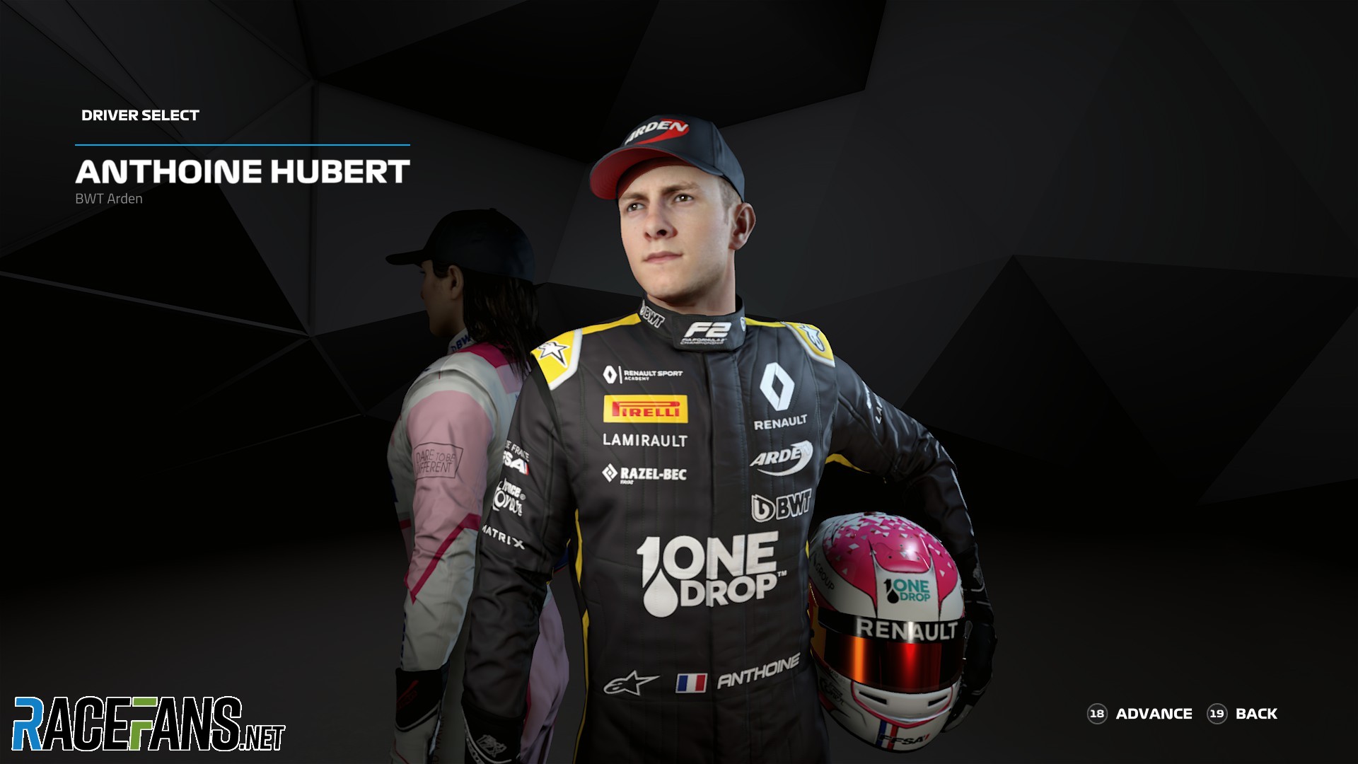 F1 2019 screenshot: Anthoine Hubert