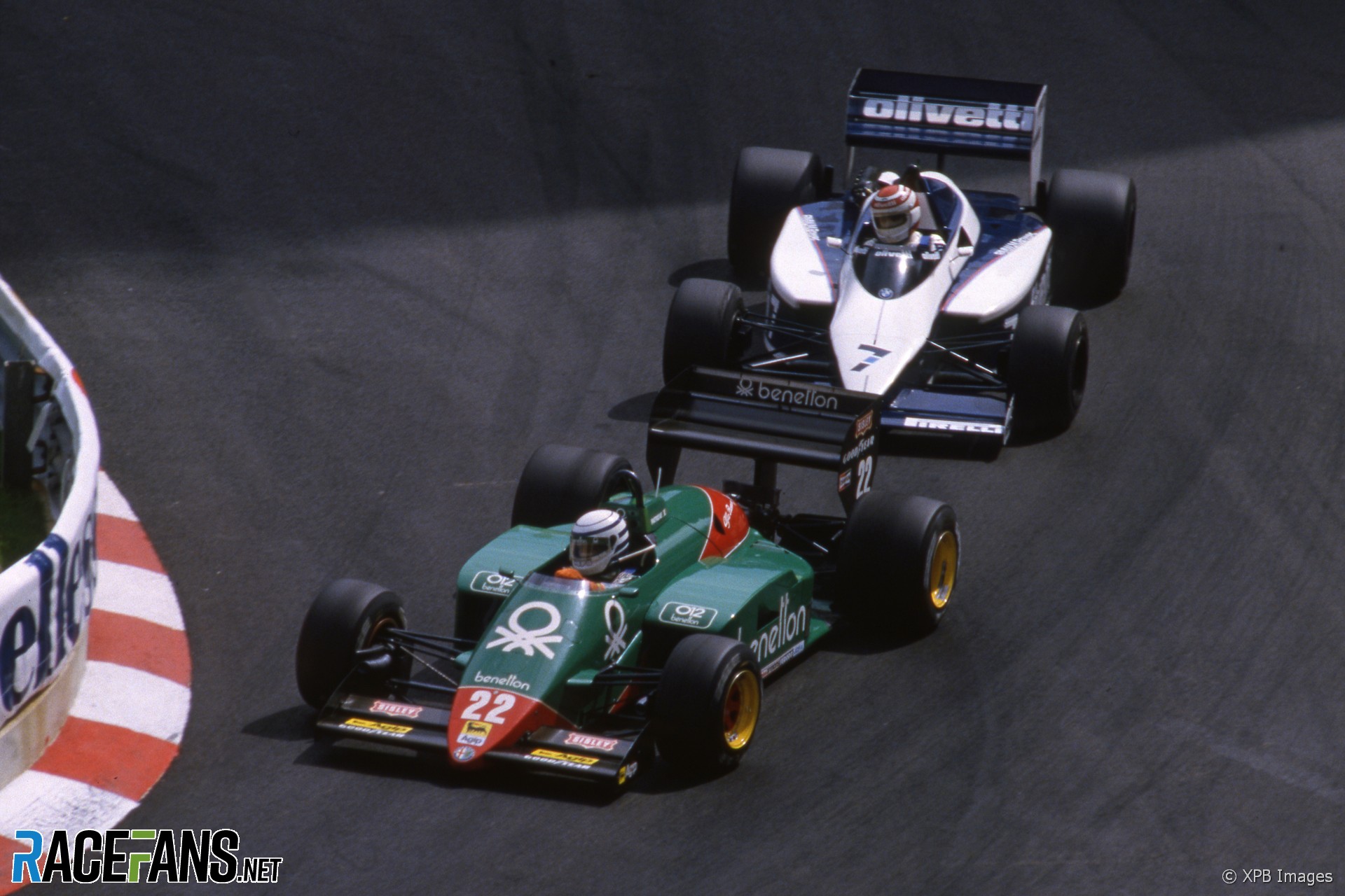 Riccardo Patrese, Nelson Piquet, Monaco, 1985