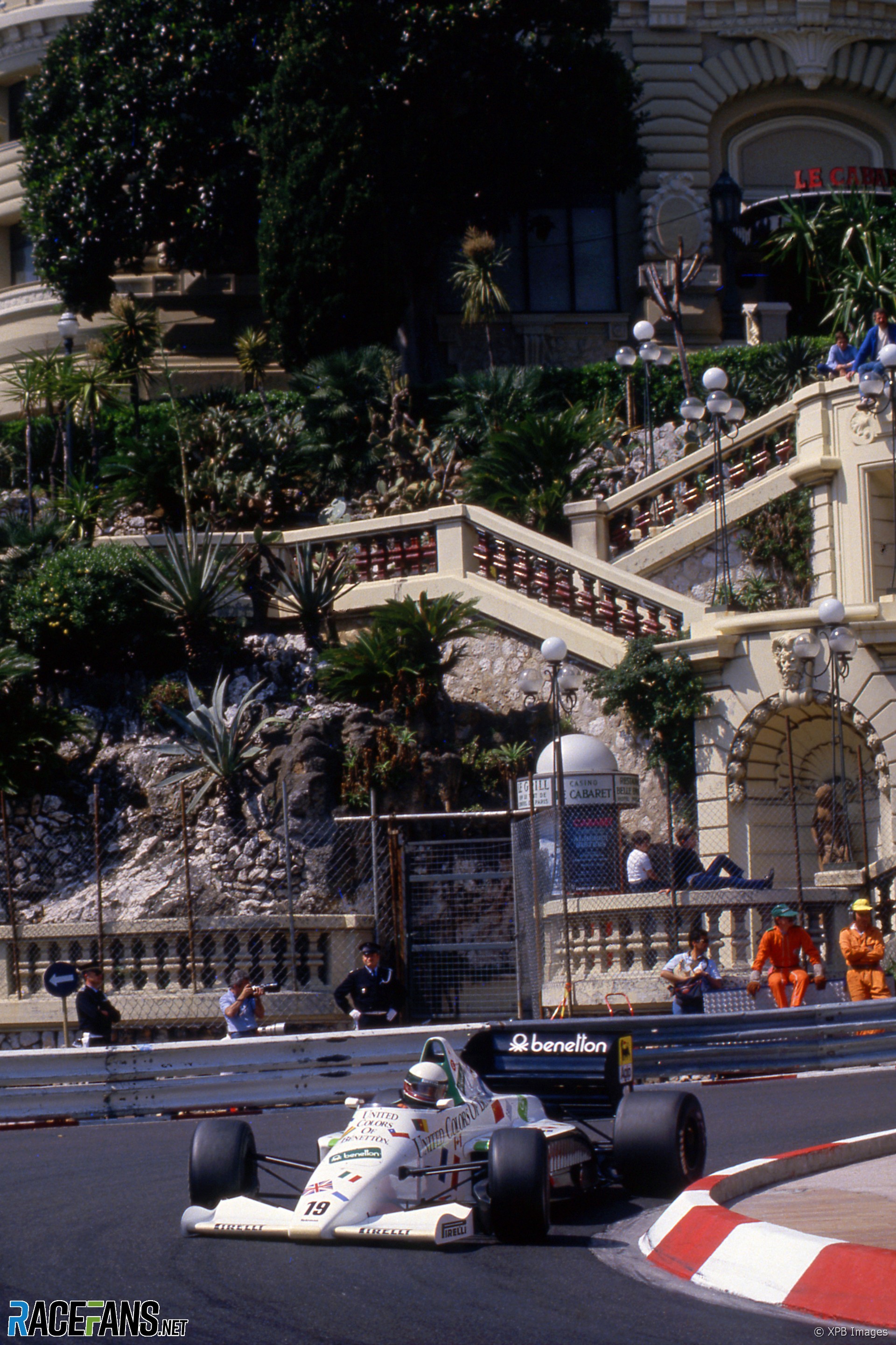 Teo Fabi, Toleman, Monaco, 1985