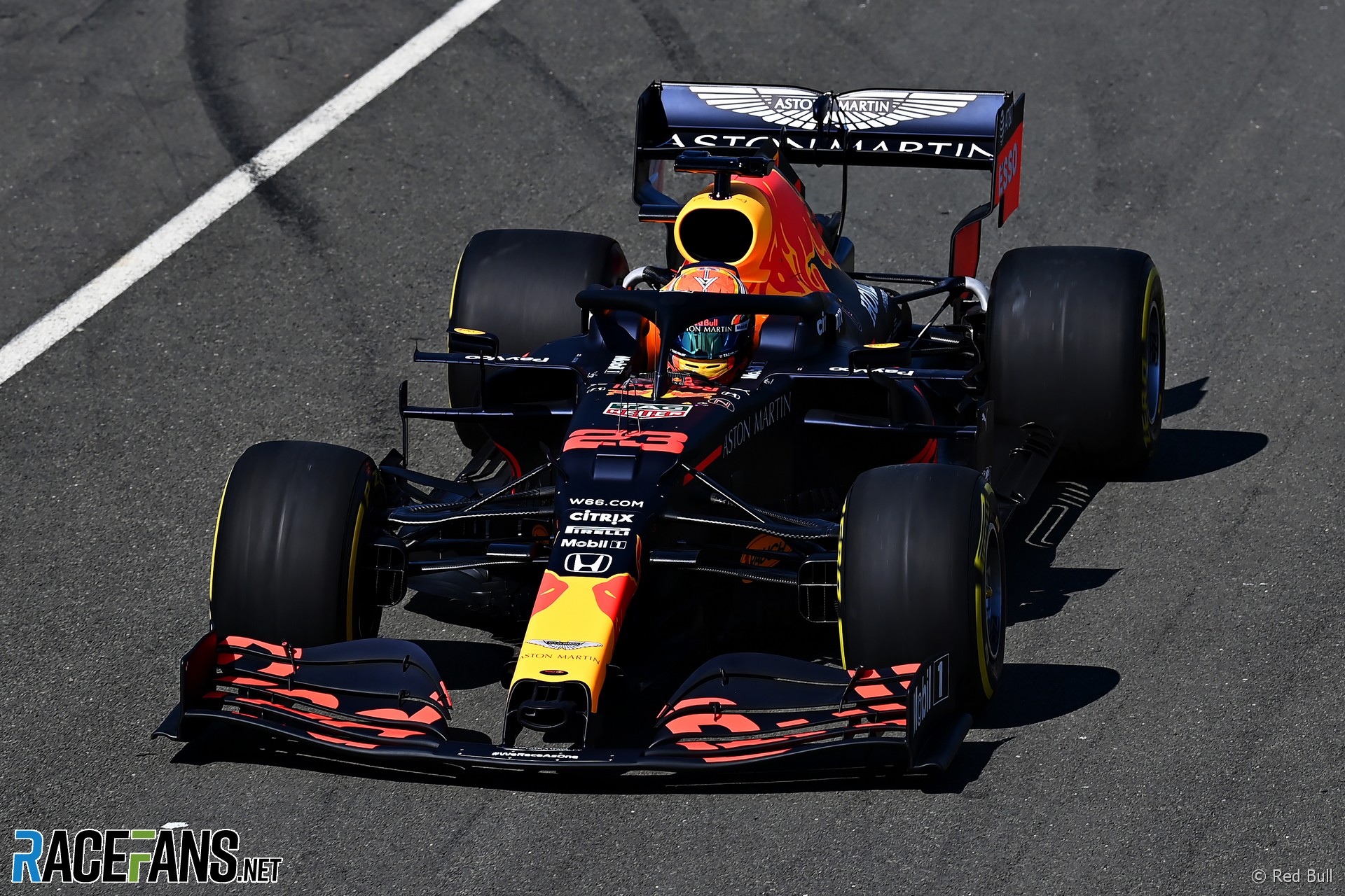 Alexander Albon, Red Bull, Silverstone, 2020