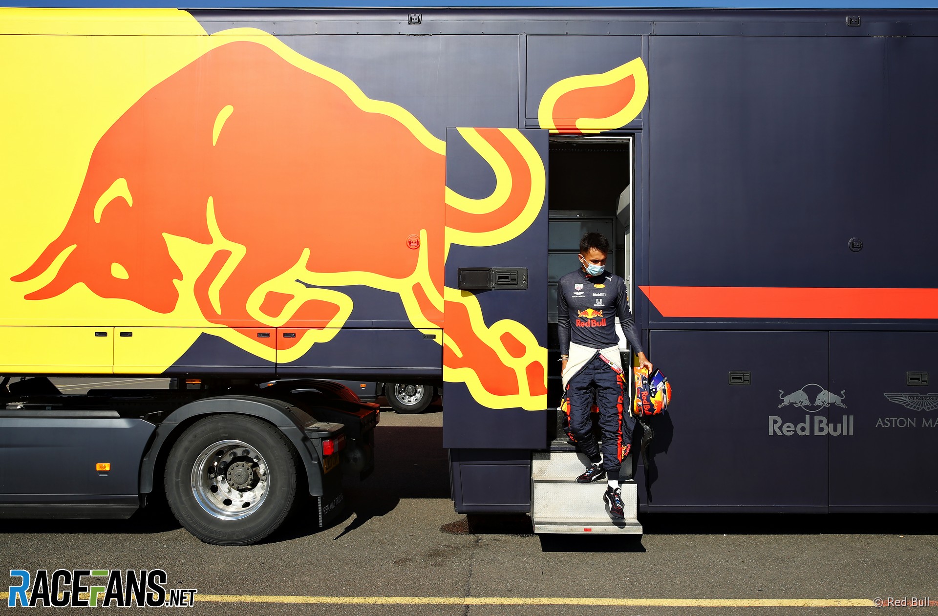 Alexander Albon, Red Bull, Silverstone, 2020