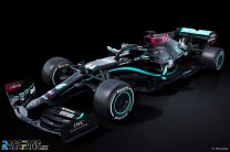 Lewis Hamilton’s Mercedes W11 with new livery, 2020