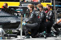 Drivers and F1 team members ‘take a knee’ ahead of Styrian GP