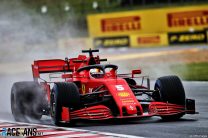 Vettel quickest as several drivers sit out wet second practice