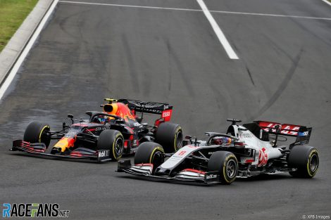 Alexander Albon, Romain Grosjean, Hungaroring, 2020