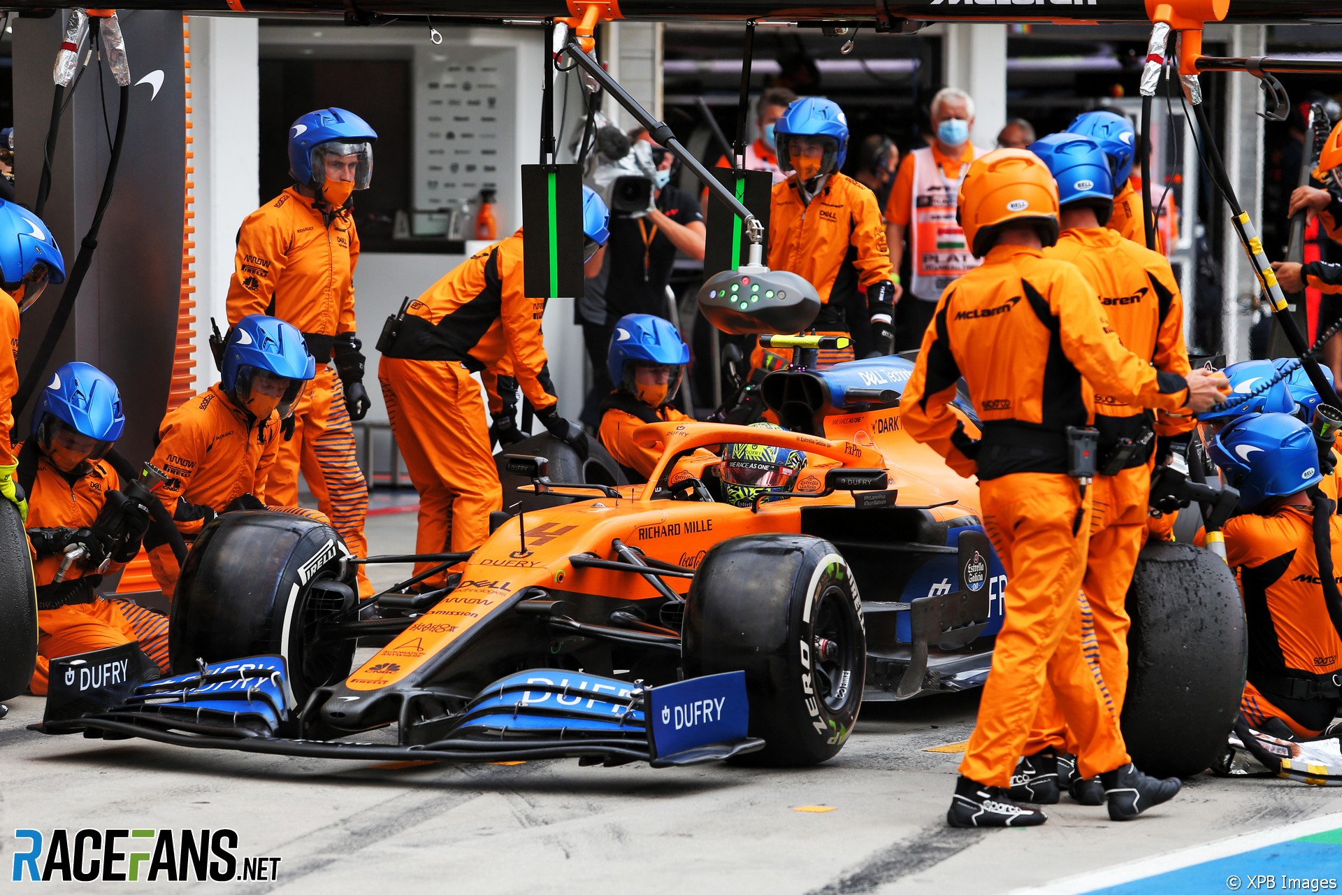 Lando Norris, McLaren, Hungaroring, 2020