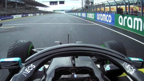 Bottas appeared to move before the race began
