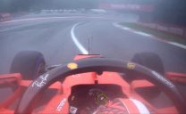 …Leclerc was already in the corner when the lights went red