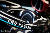 Mercedes W11 in its new ‘end racism’ livery, Red Bull Ring, 2020