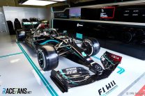 Pictures: Mercedes’ new black ‘end racism’ livery up close