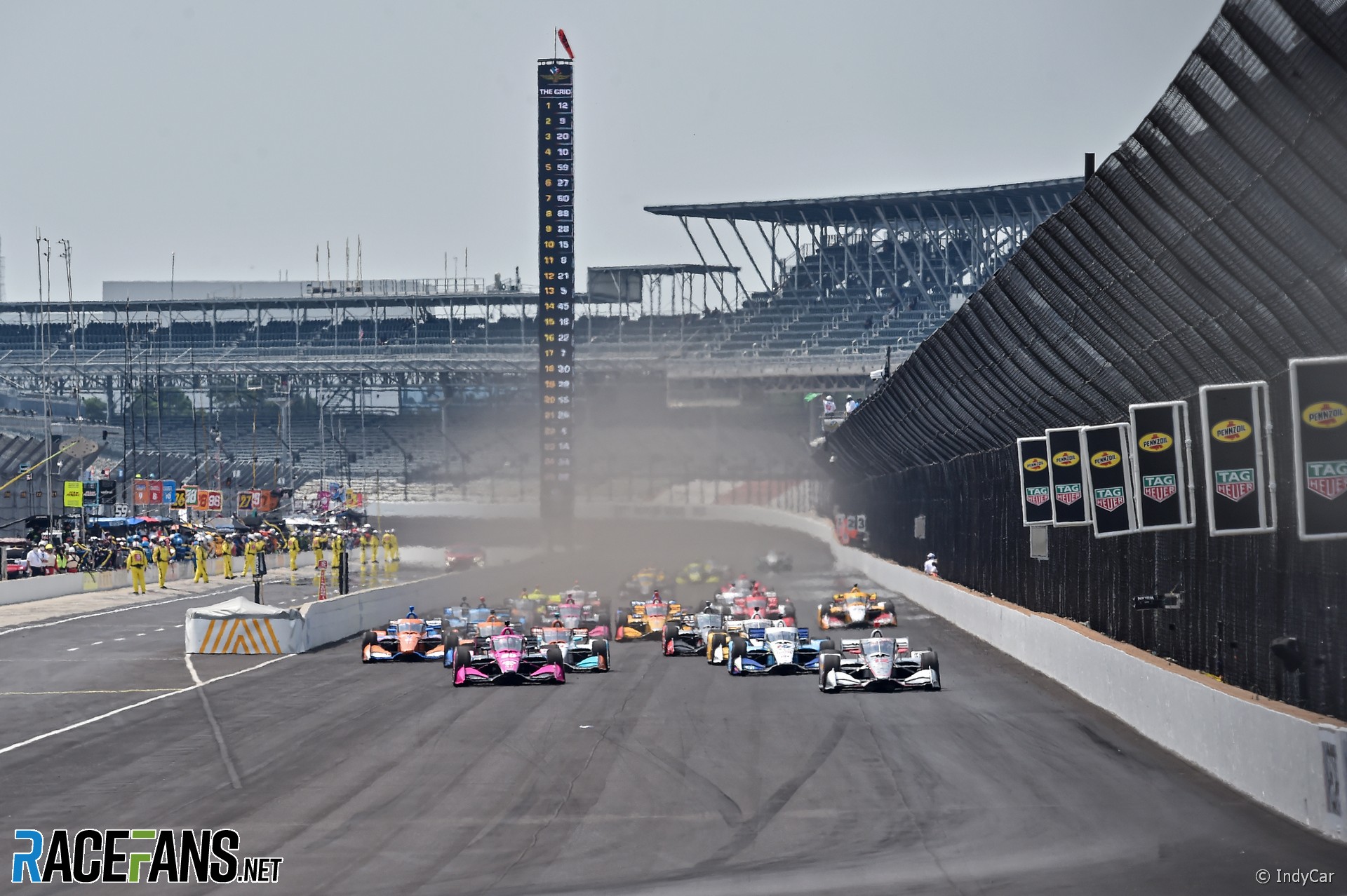 Start, IndyCar, Indianapolis Grand Prix circuit, 2020