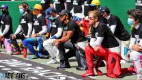 F1 drivers take a knee, Red Bull Ring, 2020