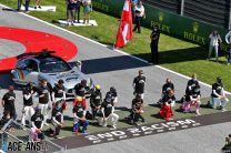 Drivers take a knee, Red Bull Ring, 2020