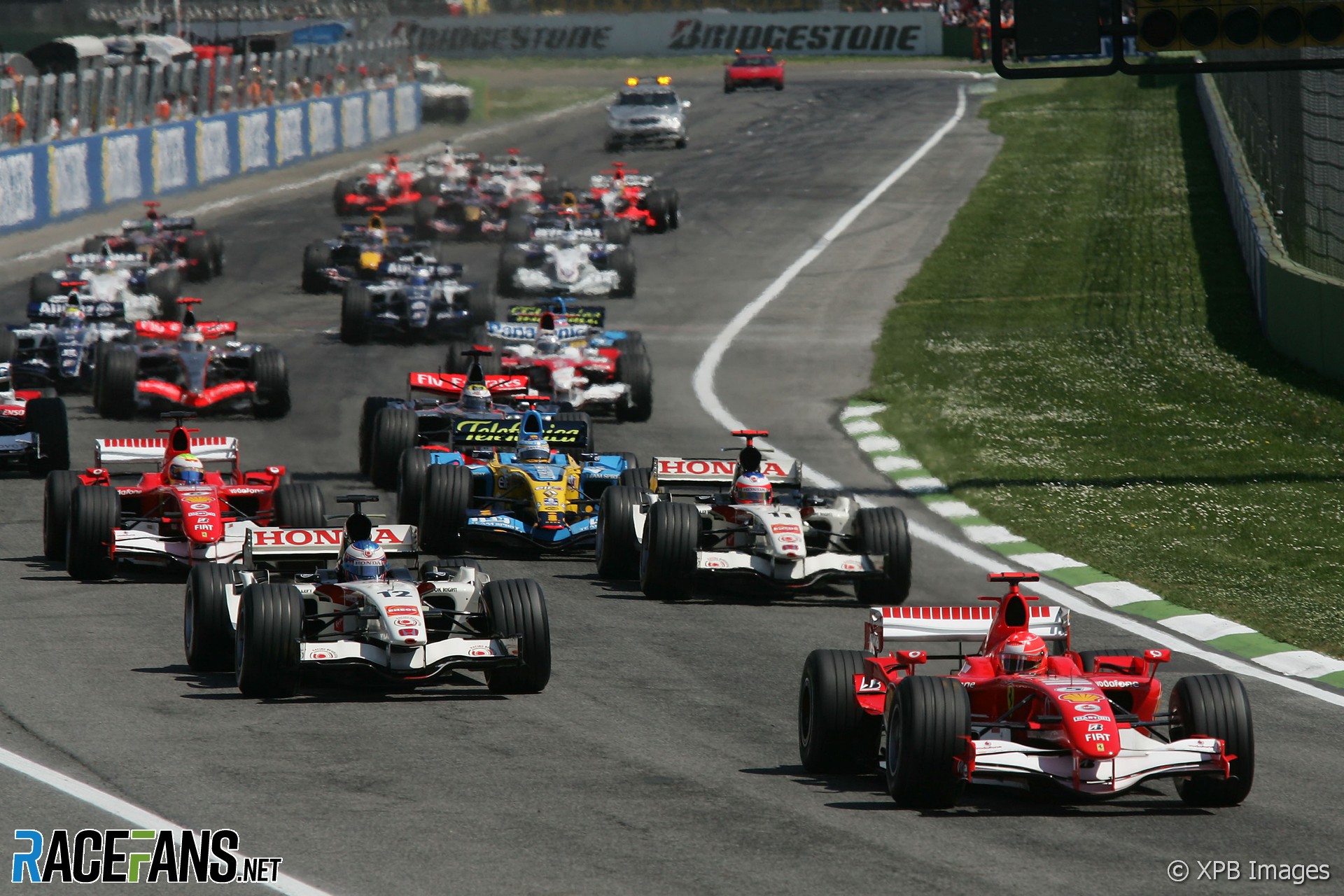 Formula One 2001 Grand Prix in Imola Werbetruck Sattelzug 4