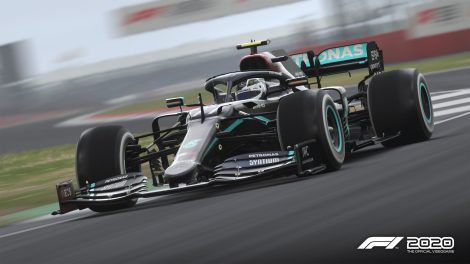 Codemasters F1 2020 screenshot - Mercedes  end racism livery