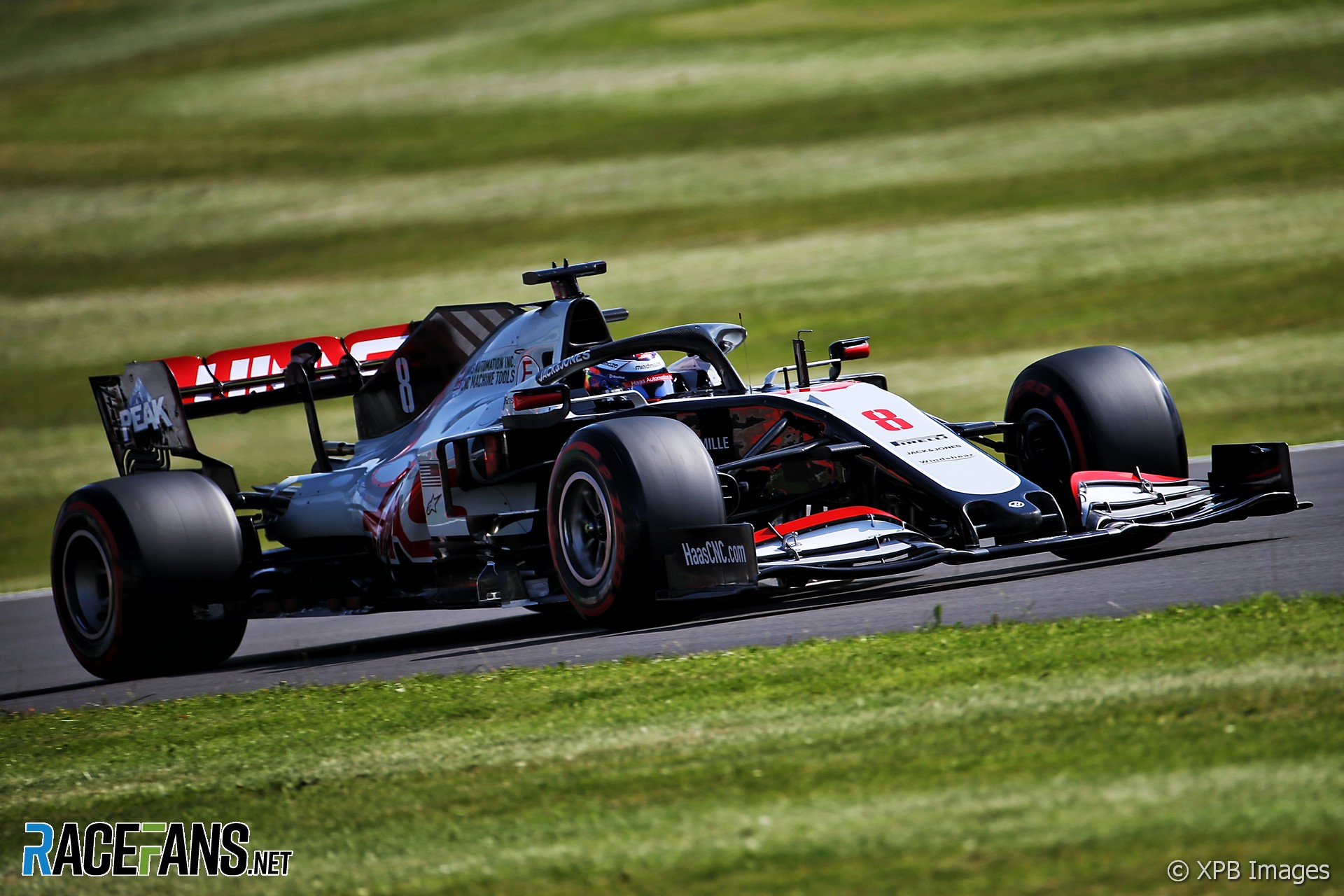 Romain Grosjean, Haas, Silverstone, 2020