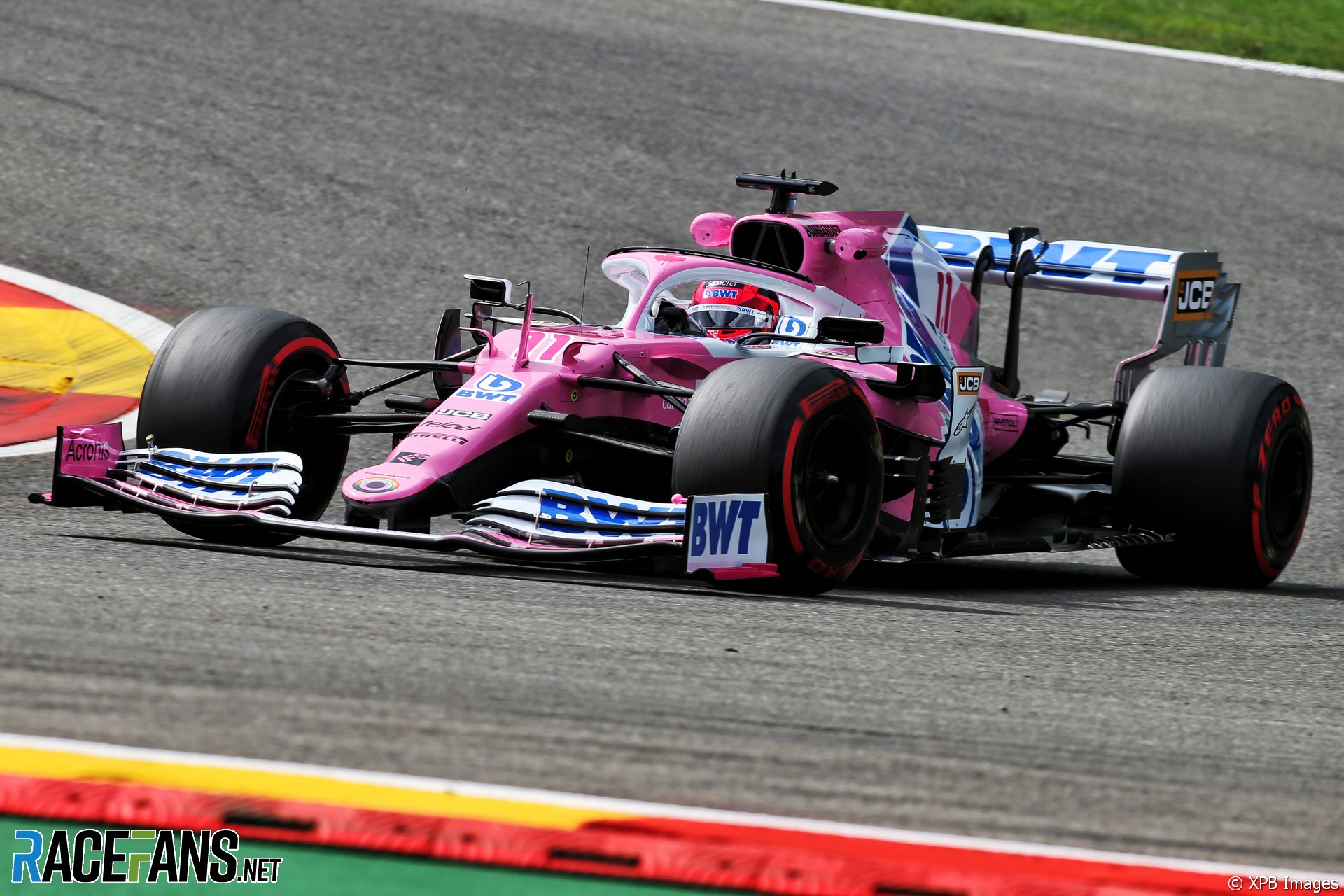 Sergio Perez, Racing Point, Spa-Francorchamps, 2020