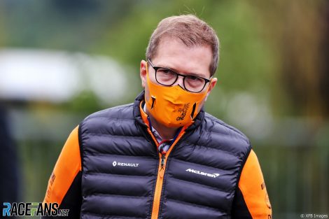 Andreas Seidl, McLaren, Spa-Francorchamps, 2020