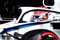 Russell grateful for Halo after “scary” collision with Giovinazzi’s wheel