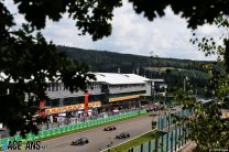 Formation lap, Spa-Francorchamps, 2020