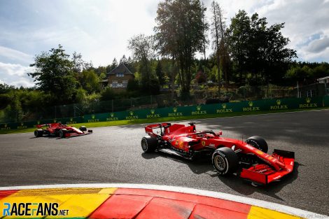 Sebastian Vettel, Ferrari, Spa-Francorchamps, 2020