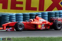 Michael Schumacher im Ferrari heute beim Formel 1 Grand Prix von Ungarn