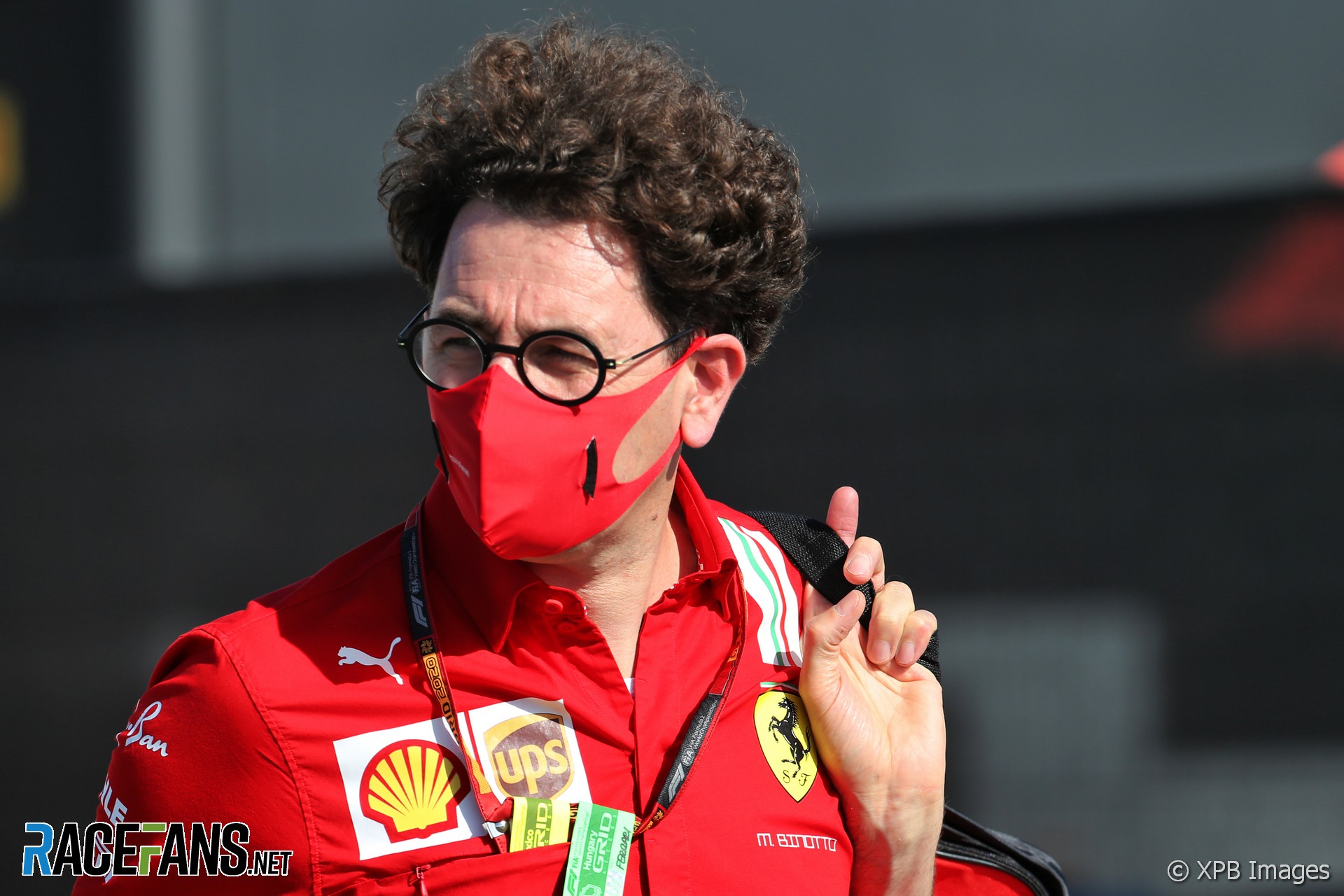 Mattia Binotto, Ferrari, Silverstone, 2020