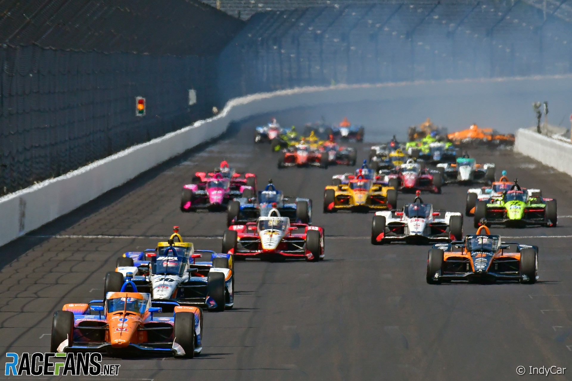 Daly and Askew crash, Indianapolis 500, 2020