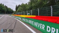 Raidillon barrier, Spa-Francorchamps, 2020