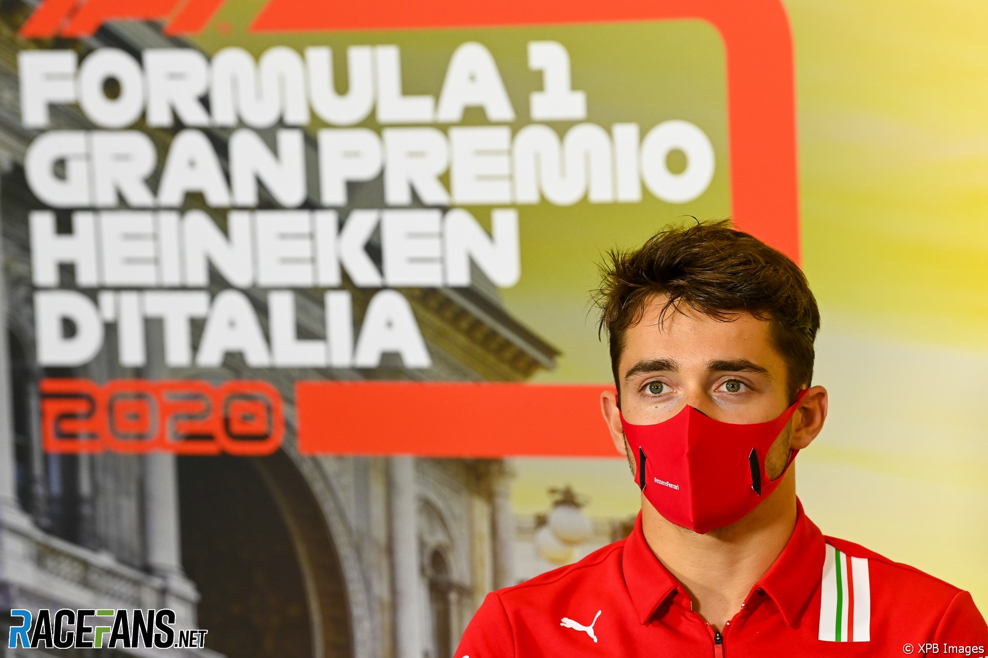 Charles Leclerc, Ferrari, Monza, 2020