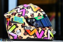 Daniel Ricciardo’s helmet for the 2020 Tuscan Grand Prix