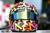 Daniel Ricciardo’s helmet for the 2020 Tuscan Grand Prix